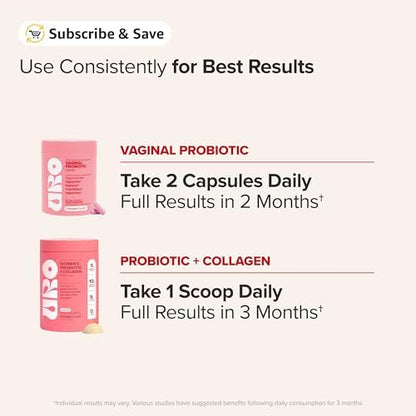 O Positiv URO Ultimate Vaginal Care Bundle – Probiotic & Collagen