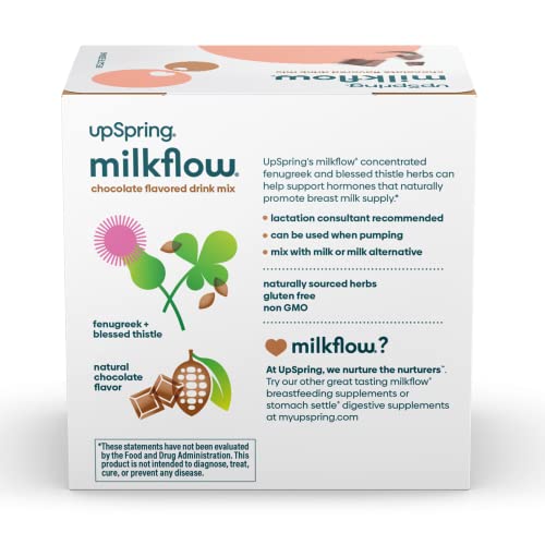Upspring Milkflow Lactation Supplement Drink Mix – Milk Lactation Supplement to Support