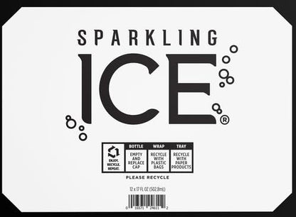 Sparkling Ice, Lemon Lime Sparkling Water, Zero Sugar Flavored Water, with Vitamins