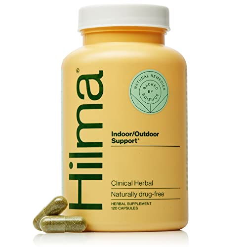 Hilma Natural Sinus Support - All Day Allergy Relief from Pollen and Dust with Butterbur