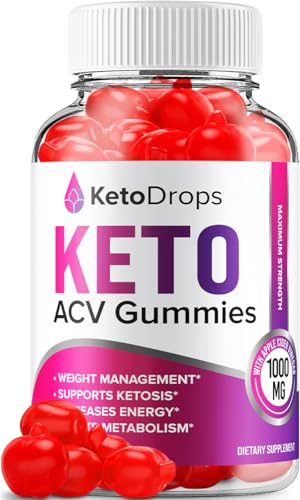 Keto Drops ACV Gummies - Advanced Formula Drops Keto Plus ACV Gummies Apple 