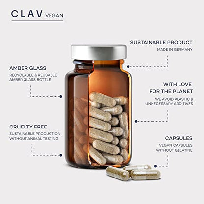 CLAV® Siberian Ginseng - 900mg Eleuthero Root Powder - Energy Supplement