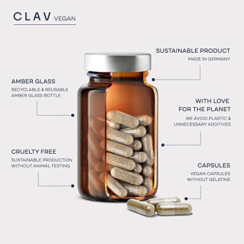 CLAV® Natural Hormone Balance for Women - PMS Relief with Siberian Rhubarb, Wild Yam & Vitex Berry