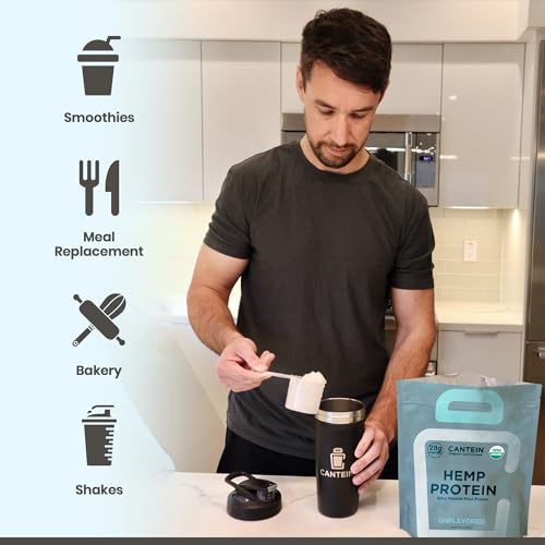 Cantein Organic Hemp Protein Powder | Vegan Protein Powder for Protein Shake | 28g