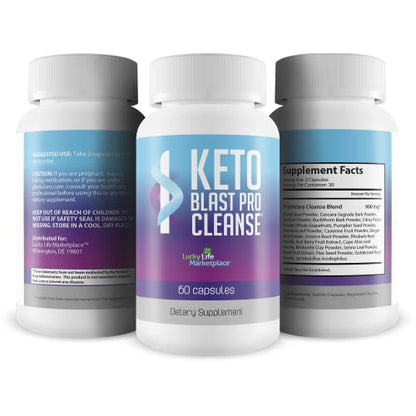 Keto Blast Pro Cleanse - Keto Friendly Keto Cleanse - Natural Probiotic & Cleanse
