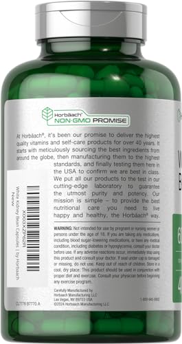 White Kidney Bean Extract Capsules | 6000mg | 400 Count | Non-GMO & Gluten Free