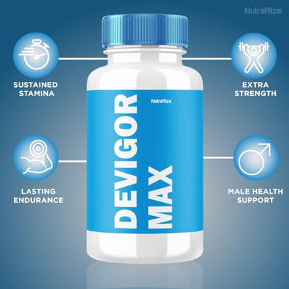 NutraRize Devigor Max - Devigor Max Pills for Man, Devigor Max Supplement to Promote