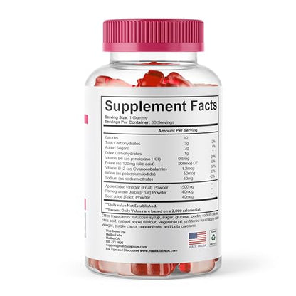 SlimXcel Keto ACV Gummies Weight Loss - 1500mg Once a Day, Strong Time Released Advanced