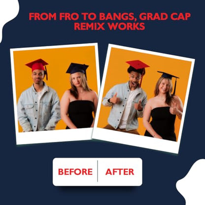 Grad Cap Remix - Secure your Grad Cap and Your Hairstyle