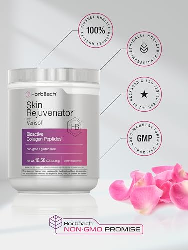 Horbaach Skin Rejuvenator with Verisol 10.58 oz | Bioactive Collagen Peptide Powder