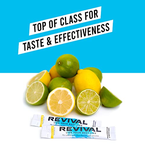 Revival Rapid Rehydration Electrolytes Powder - High Strength Vitamin C, B1, B3, B5, B12