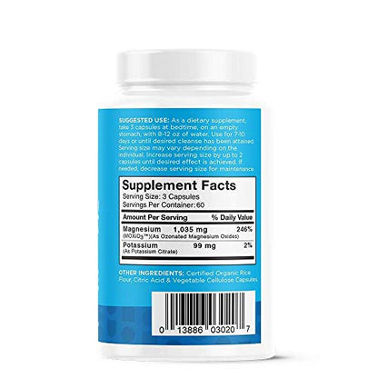 nbpure Mag O7 Oxygen Digestive System Cleanser Capsules, 180 Count