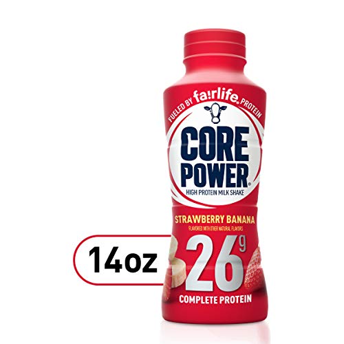 Core Power Fairlife 26g Protein Milk Shakes, Ready To Drink for Workout Recovery, Strawberry