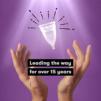 DivaCup - BPA-Free Reusable Menstrual Cup - Leak-Free Feminine Hygiene - Tampon and Pad