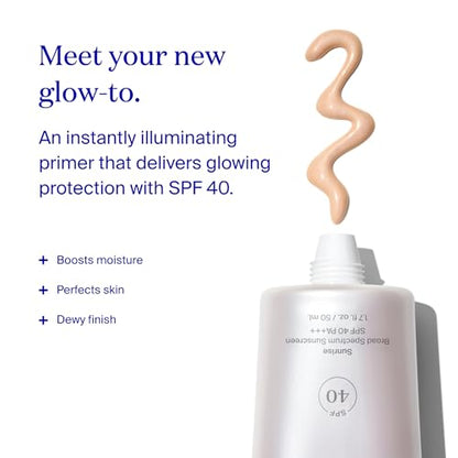 Supergoop! Glowscreen SPF 40 - Glowy Sunscreen Primer with Hyaluronic Acid