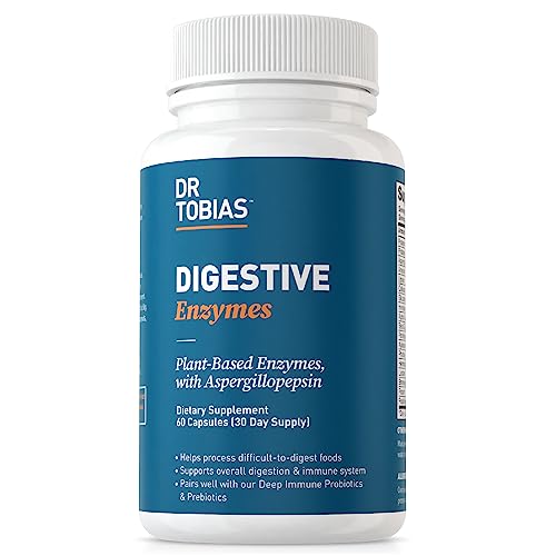 Dr. Tobias Digestive Enzymes with Amylase, Bromelain, Lipase, Lactase