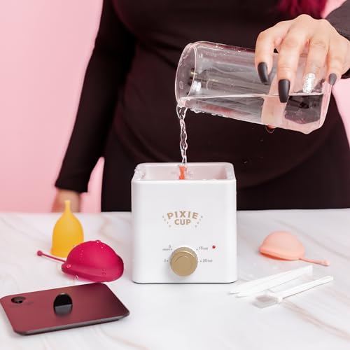 Pixie Menstrual Cup & Disc Boiler Sterilizer - Easily Submerge & Clean Your Period Cup in Boiling Water