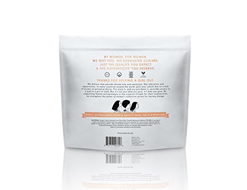 L. Chlorine Free Ultra Thin Liners Regular Absorbency, Organic Cotton, Free of Chlorine Bleaching