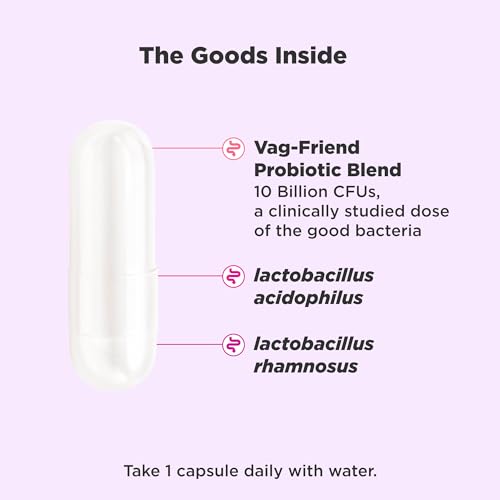OLLY Happy Hoo-Ha Capsules, Probiotic for Women, Vaginal Health and pH
