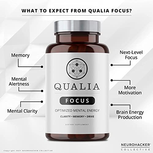 Qualia Focus Brain Booster Supplement | A Powerful Nootropic Designed to Deliver