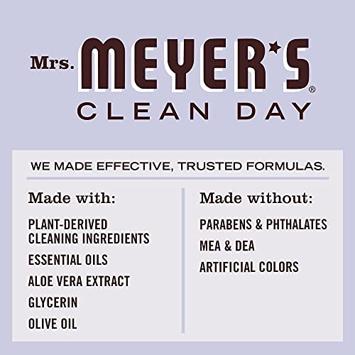 Mrs. Meyer's Clean Day Liquid Hand Soap Refill, Cruelty Free and Biodegradable Formula