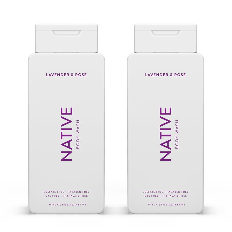 Native Body Wash Contains Naturally Derived Ingredients | For Women & Men, Sulfate