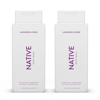 Native Body Wash Contains Naturally Derived Ingredients | For Women & Men, Sulfate