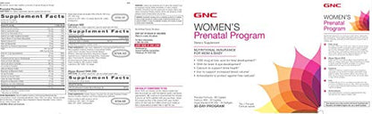 GNC Women's Prenatal Program | Daily Supplement System | Supports Healthy Development