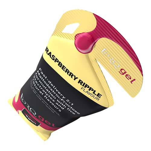 Torq Energy Gel Raspberry Ripple - Sports, Cycling, Running Gels with 30 g