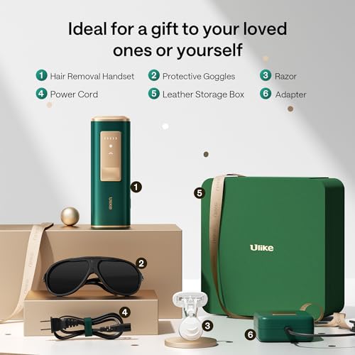 Ulike Laser Hair Removal for Women and Men, Air+ IPL Hair Removal Device with Ice
