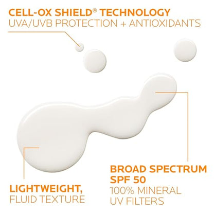 La Roche-Posay Anthelios Mineral Ultra-Light Face Sunscreen SPF 50, Zinc