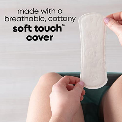 U by Kotex Clean & Secure Panty Liners, Light Absorbency, Extra Coverage, 112 Count