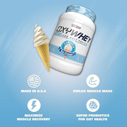 EHPlabs OxyWhey Whey Protein Isolate Powder - 25g of Whey Isolate Protein Powder
