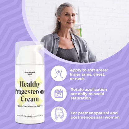 Supplement Spot Healthy Progesterone Cream for Women
