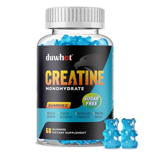 duwhot Sugar Free Creatine Monohydrate Gummies for Men & Women - 2500mg Creatine 