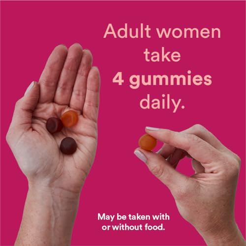 SmartyPants Organic Women's Multivitamin Gummies: Biotin, Probiotics, Methylfolate