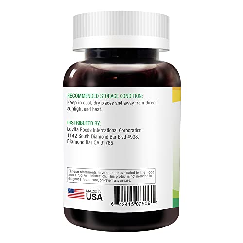 Lovita High-Potency Green Coffee Extract: 1600mg Equivalent, 50% Chlorogenic Acid