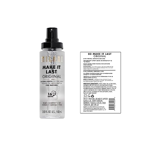 Milani Make It Last Original - Natural Finish Setting Spray 3-in-1 Setting Spray and Primer