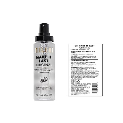 Milani Make It Last Original - Natural Finish Setting Spray 3-in-1 Setting Spray and Primer