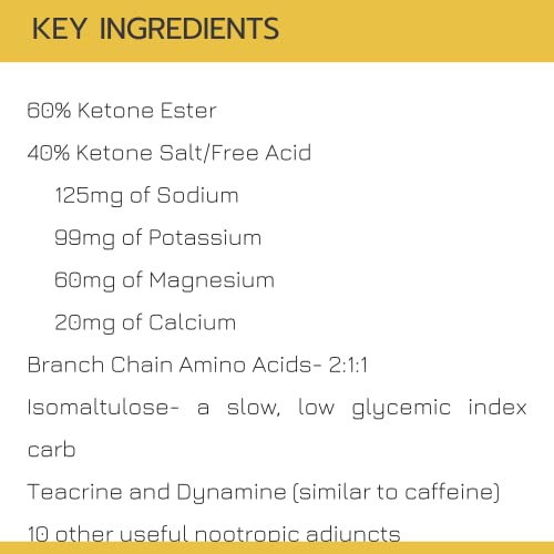 KetoneAid SnakeWater Sports Drink | Ketone Ester plus Slow Carbs, Theacrine & Nootropic