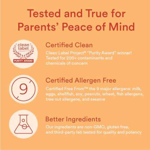 SmartyPants Kids Multivitamin Gummies: Omega 3 Fish Oil (EPA/DHA), Vitamin D3, C