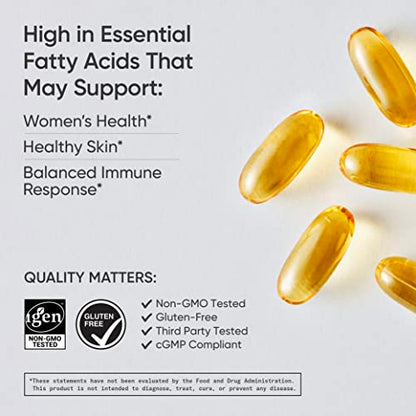 Sports Research Evening Primrose Supplement from Cold Pressed Oil