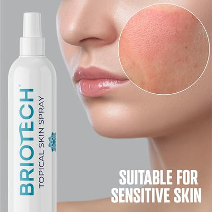 BRIOTECH Pure Hypochlorous Acid Spray, Multi Purpose Topical Body & Facial Mist, Eyelid