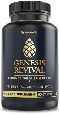 Pineal Gland Supplement Bundle, 24K Ormus Gold Drops & Sacred Botanical Capsules Third Eye Awakening, Anti-Aging, Spiritual Activation & Deep Cellular Renewal, Pharaoh's Nectar + Genesis Revival