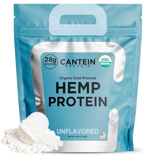 Cantein Organic Hemp Protein Powder | Vegan Protein Powder for Protein Shake | 28g