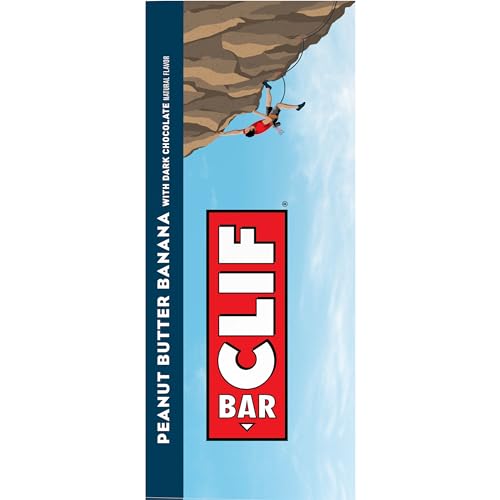 Clif Bar - Peanut Butter Banana with Dark Chocolate Flavor - Made with Organic Oats
