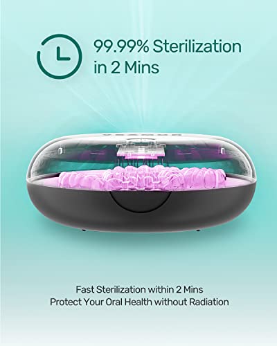Retainer Case, VEAMOR Invisalign Case Holder, UVC Disinfectant Box Portable