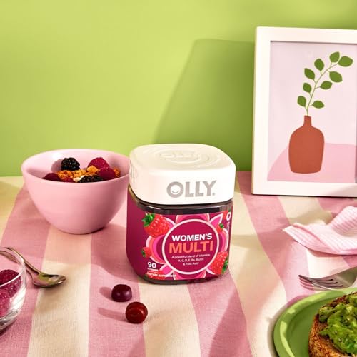 OLLY Women's Multivitamin Gummy, Overall Health and Immune Support