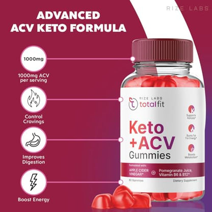 Total Fit Keto ACV Gummies Advanced Weight Loss, Total Fit Keto ACV + BCB Gummies