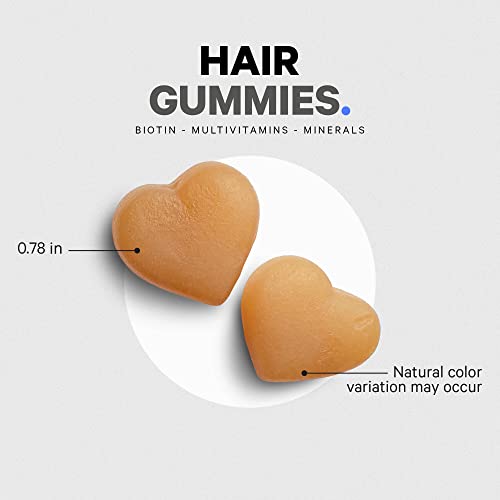 Codeage Hair Gummies, Biotin 5000 mcg, Sugar Free Growth Gummy Vitamins A, C, B6, B12